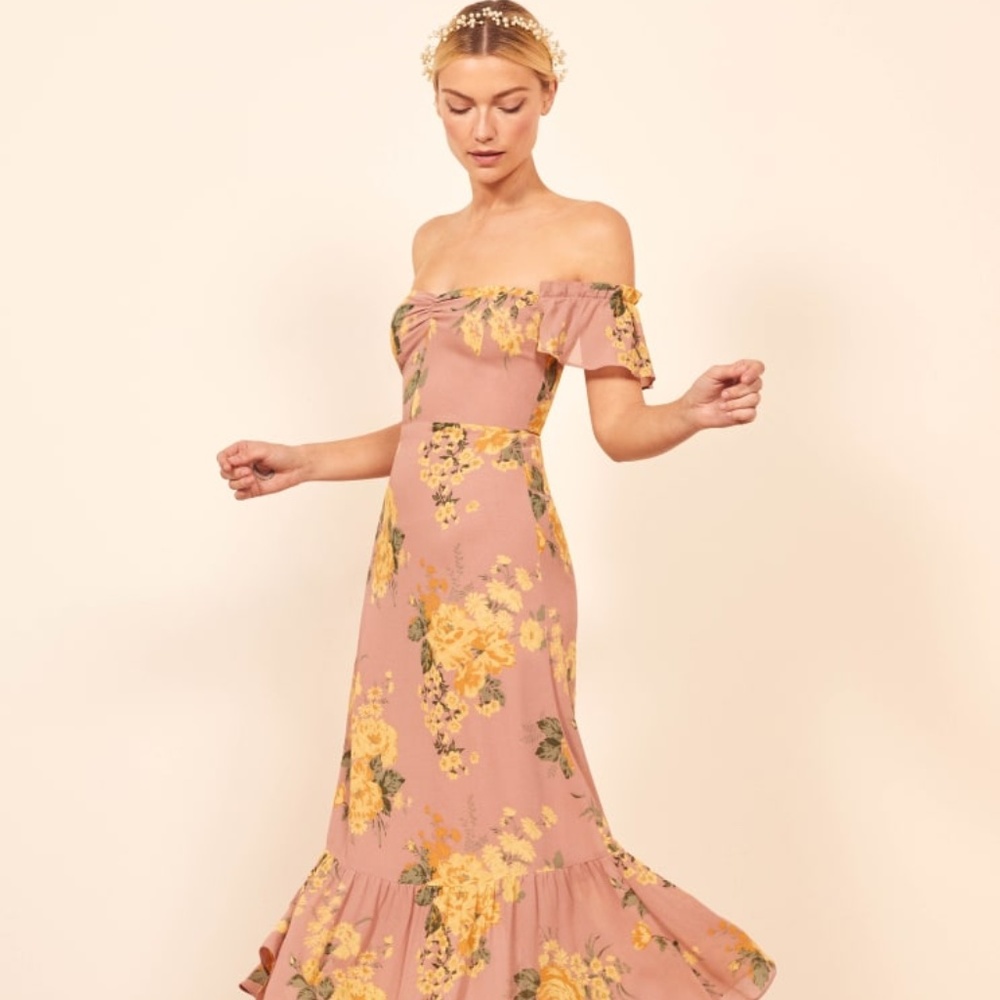 Reformation Butterfly Dress in Gwenyth- Size 2